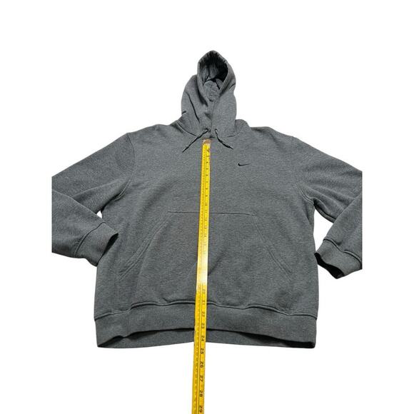 Vintage RARE 2000’s NIKE Gray Small Embroidered Swoosh Logo Pullover Sweater - M - Picture 4 of 5